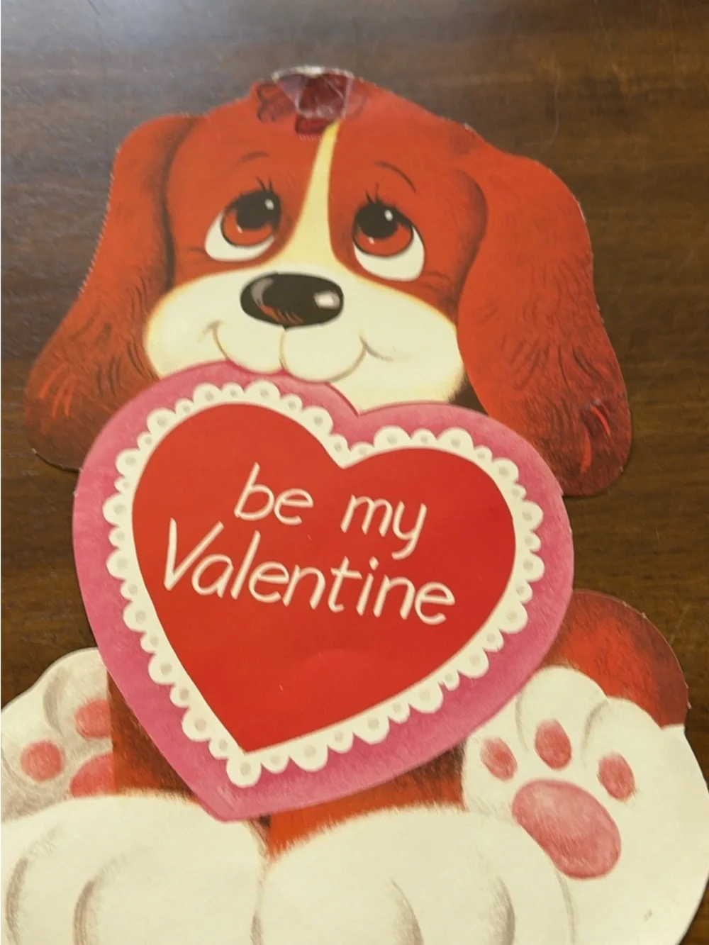 2 sets of 3 VTG.Rare Beistle Valentine's Day die-cut doubleside-decorations